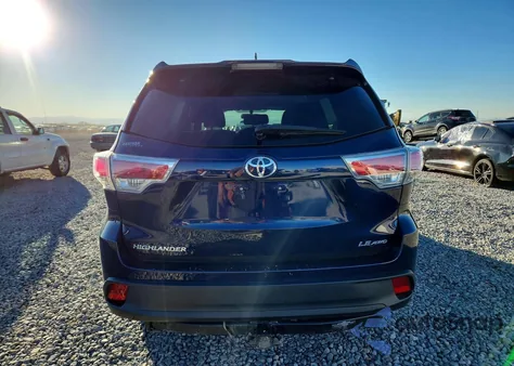 2015 Toyota Highlander Le Plus from USA, damaged, VIN 5TDBKRFHXFS200703